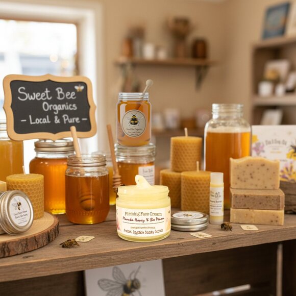 Organic Manuka Honey Firming Face Cream with Bee Venom / Urban Eco Beauty - Picture 3 of 8